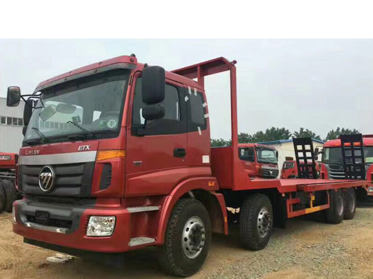 國五歐曼前四后八挖機平板車