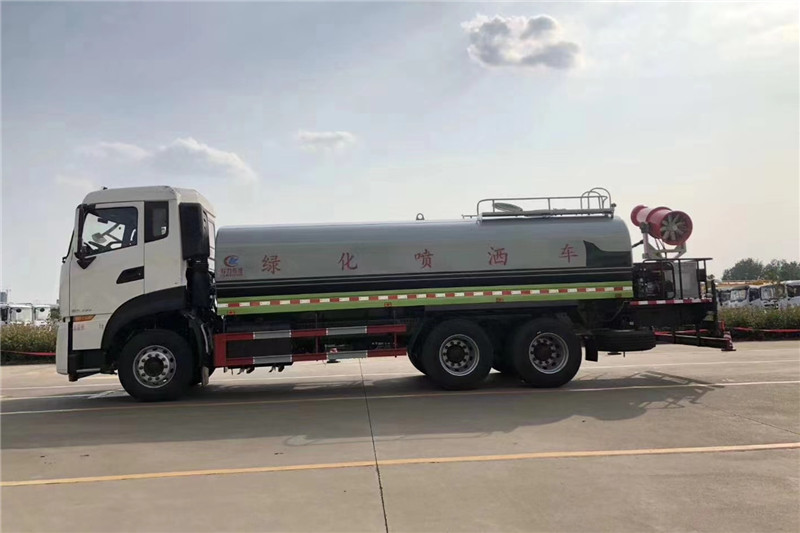 東風(fēng)天龍后八輪20噸噴霧車，國(guó)六綠化噴灑車